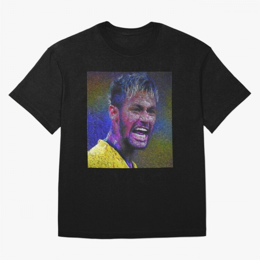 Neymar Poster Panting Art Brazilian Soccer Player Classic T-Shirt Carry the FIFA World Cup 2026 Journey through Neymar Highlights, Argentina and Brazil Pride, Tournament Hype, Historic Matchups, Family Viewing Parties and Global Sports Pride; Built