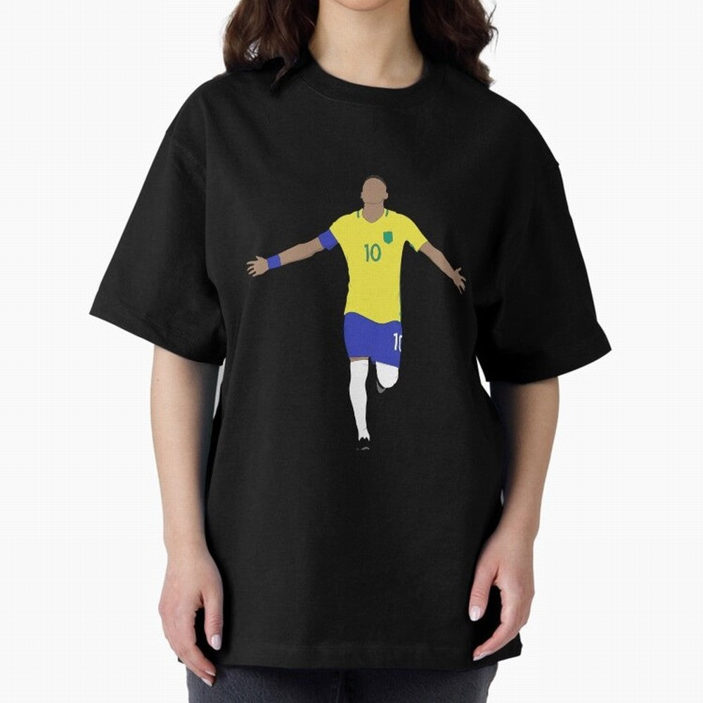 Neymar da Silva Santos Essential T-Shirt Live the Energy of the FIFA World Cup 2026 USA Canada Mexico Journey through Messi and Cristiano Ronaldo Highlights, Spain and Netherlands Pride, Vintage Soccer Flavor, Modern Football Stars, National Flags