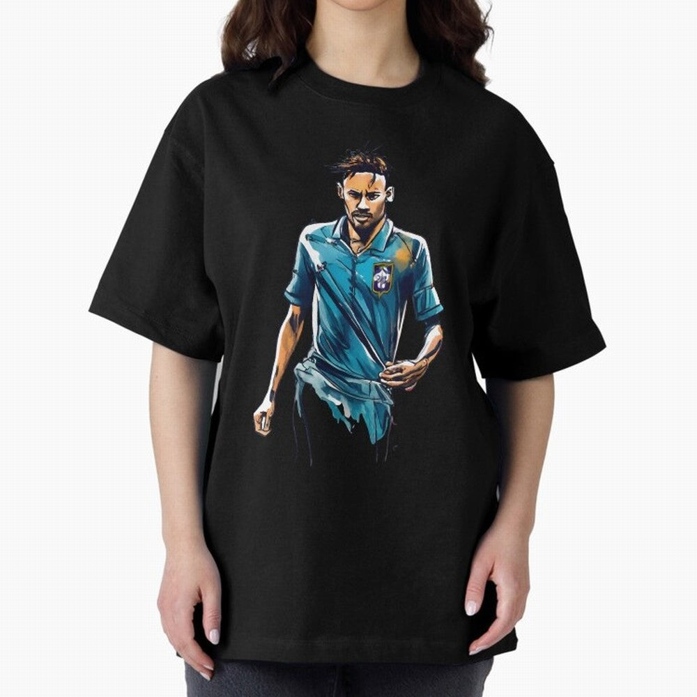 Neymar Jr watercolor drawing Classic T-Shirt Bring Match Day Fire to FIFA World Cup 2026 USA Canada Mexico for Fans of Haaland and Brazil, Bringing Classic Soccer Heritage, Championship Pressure, Fan Loyalty and International Pride; Created for