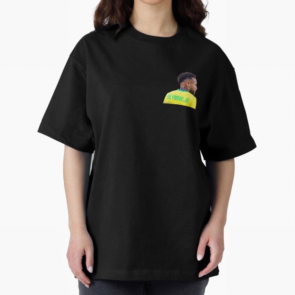 Neymar jr Oversized T-Shirt Turn Up for Match Day Hype around FIFA World Cup 2026, Messi, CR7 and Mbappe, Brazil, Portugal and Argentina, Retro Football Energy, Iconic Rivalries, Trophy Chase Drama and Stadium Atmosphere; Ideal for Fans Who Follow