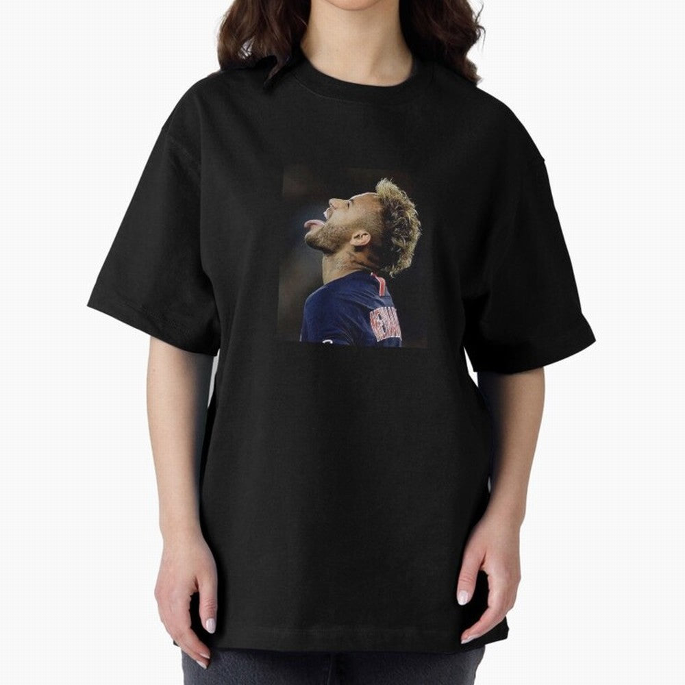 Neymar Jr Oversized T-Shirt Follow the Final Road of FIFA World Cup 2026 USA Canada Mexico Spirit, with Argentina and Brazil, CR7 and Messi, Champion Mindset, Group Stage Buzz, Knockout Tension and Passionate Fan Culture; Perfect for People Who