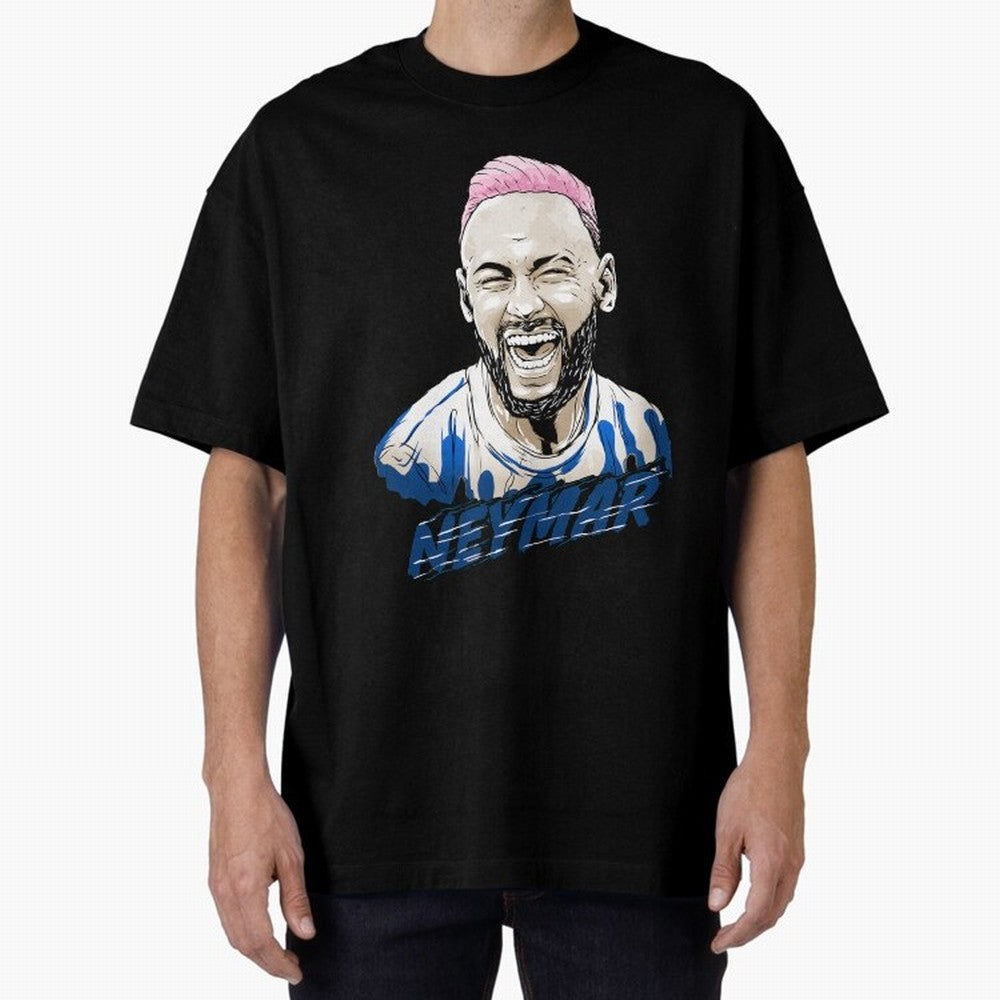 neymar superstar in paris Oversized T-Shirt Relive Legendary Nights from FIFA World Cup 2026 Group Stage Spirit, Filled with Netherlands, Neymar, Haaland and Cristiano Ronaldo, Match Day Excitement, Supporter Culture, Golden Goals and Global