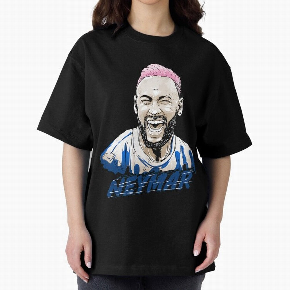 neymar superstar in paris Oversized T-Shirt Relive Legendary Nights from FIFA World Cup 2026 Group Stage Spirit, Filled with Netherlands, Neymar, Haaland and Cristiano Ronaldo, Match Day Excitement, Supporter Culture, Golden Goals and Global