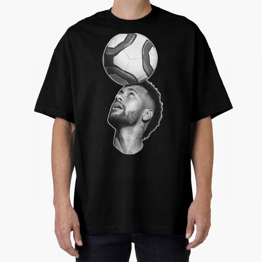 Neymar Jr. ¨C The Art of Balance Oversized T-Shirt Bring International Match Energy to FIFA World Cup 2026 USA Canada Mexico Spirit, Featuring Argentina, Messi, Champion Mindset, Group Stage Buzz, Knockout Tension and Passionate Fan Culture; Ideal