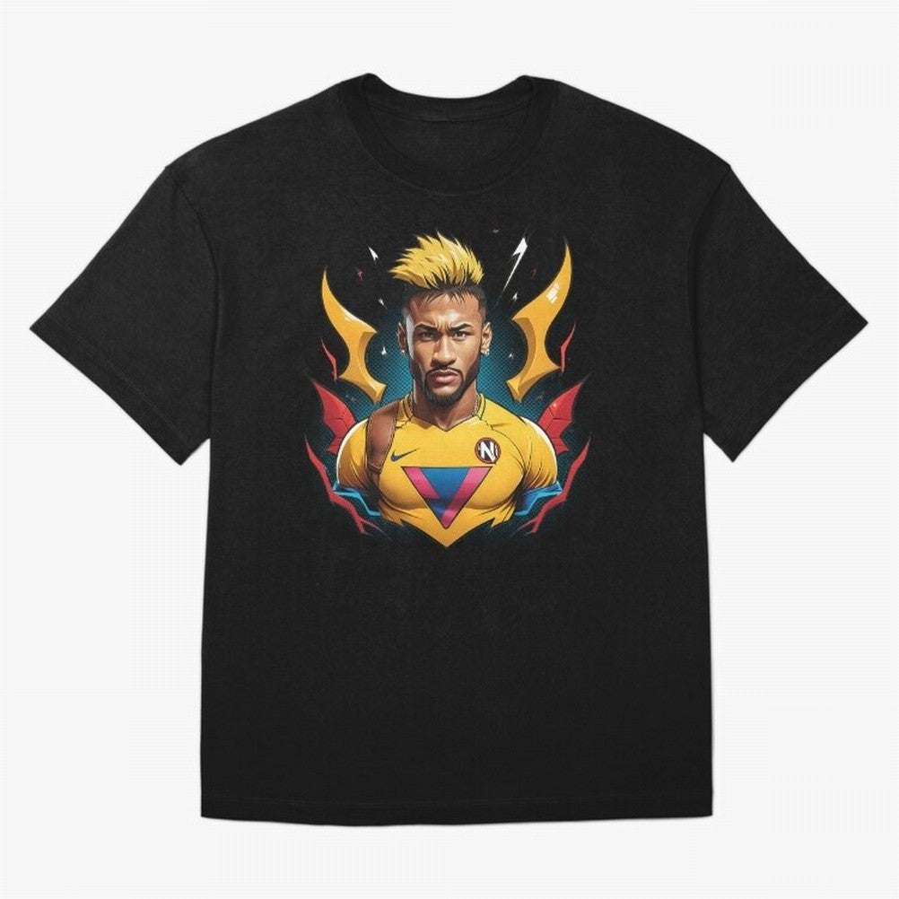 Neymar Jr illustration Classic T-Shirt Honor Champions and Dreams in Match Day Hype around FIFA World Cup 2026 USA Canada Mexico, Mbappe, Spain and Netherlands, Tournament Hype, Historic Matchups, Family Viewing Parties and Global Sports Pride;