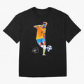 Neymar Jr Footballer Wpap Art Classic T-Shirt Upgrade FIFA World Cup 2026 Spirit, Capturing France and Portugal, Messi, CR7 and Mbappe, Stadium Chants, National Pride, Trophy Dreams and Unforgettable Football Memories; Ideal for Football Dads,