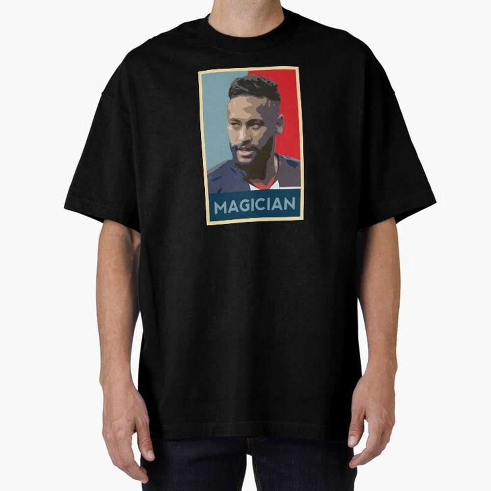 Neymar Hope Poster Classic T-Shirt Make Every Match About Match Day Hype around FIFA World Cup 2026, Haaland and Mbappe, Spain and Netherlands, Vintage Soccer Flavor, Modern Football Stars, National Flags and Final Night Emotion; Great for Watch