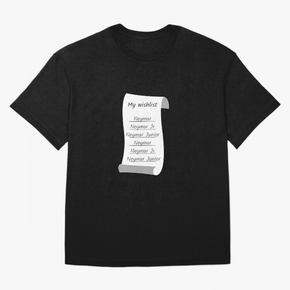 My Wishlist Neymar Jr Neymar Neymar Junior Oversized T-Shirt Celebrate Golden Goal Energy in Global Football Passion for FIFA World Cup 2026 Group Stage, Made for Neymar, England, France and Netherlands, Football Festival Excitement, Trophy