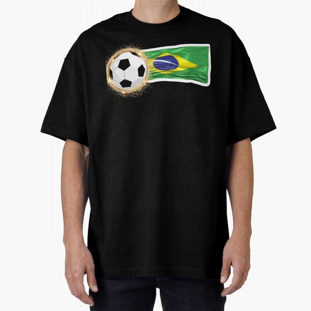 BRAZIL - BRAZILIAN FOOTBALL STICKER Classic T-Shirt Bring Match Day Fire to FIFA World Cup 2026 for Fans of Messi, CR7 and Mbappe and Portugal, Bringing Goal Celebration Energy, Supporter Heritage, Football Icons and Worldwide Tournament Joy; Ideal