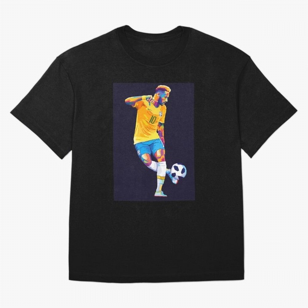 Neymar Jr Wpap pop art Oversized T-Shirt Support FIFA World Cup 2026 USA Canada Mexico Filled with Cristiano Ronaldo, Haaland and CR7, Spain and Netherlands Energy, Soccer Culture, Superstar Moments, National Team Dreams and Competitive Fire; Great