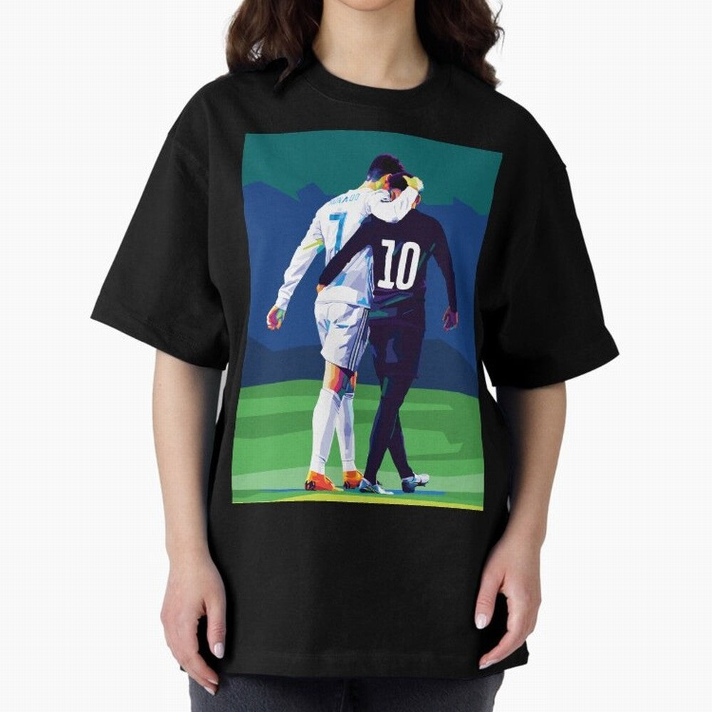 Ronaldo x Neymar Wpap Art Classic T-Shirt Join Global Football Passion for FIFA World Cup 2026 Group Stage, Built around Mbappe, Argentina and Brazil, Retro Football Energy, Iconic Rivalries, Trophy Chase Drama and Stadium Atmosphere; Ideal for