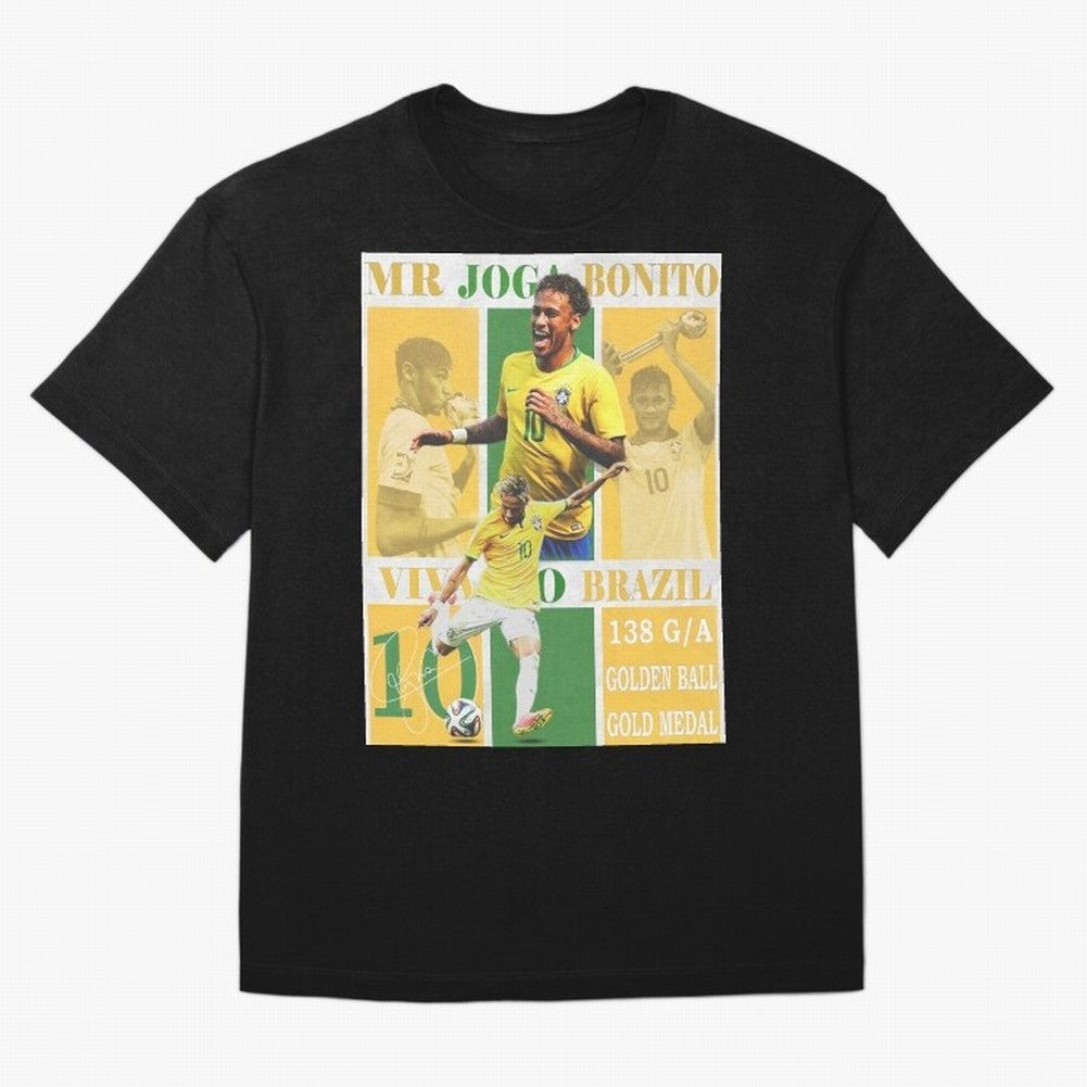 Neymar Jr Brazil National Team Soccer Poster - Iconic Selecao Art Print Classic T-Shirt Bring Match Day Fire to Global Football Passion for FIFA World Cup 2026 Group Stage, Featuring Haaland and Mbappe, Spain, Soccer Culture, Superstar Moments,