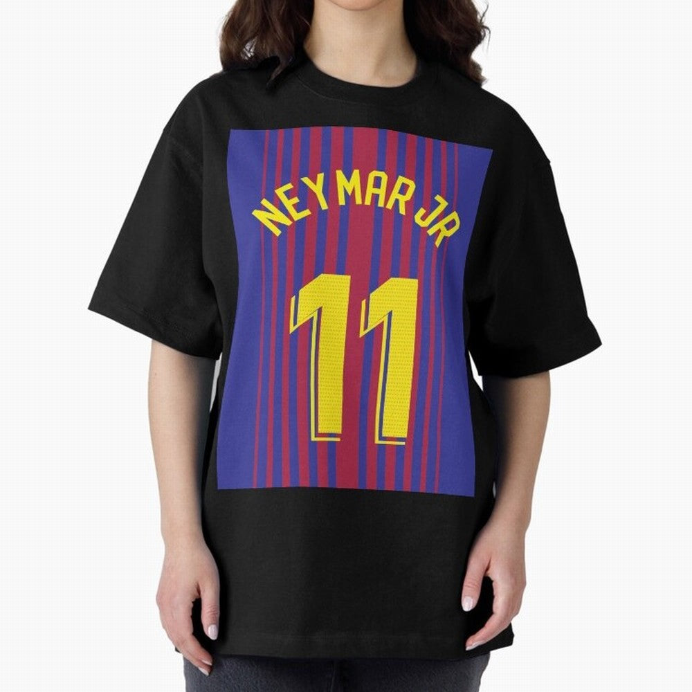 NEYMAR JR FOOTBALL SOCCER JERSEY BARCELONA Oversized T-Shirt Relive the Noise and Pride of FIFA World Cup 2026 USA Canada Mexico with Messi and Cristiano Ronaldo, Argentina Energy, Stadium Chants, National Pride, Trophy Dreams and Unforgettable