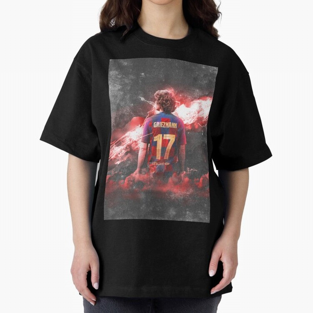 Barcelona Greizmann Classic T-Shirt Celebrate the FIFA World Cup 2026 Group Stage Journey through CR7 and Messi Highlights, France and Portugal Pride, Goal Celebration Energy, Supporter Heritage, Football Icons and Worldwide Tournament Joy; Great