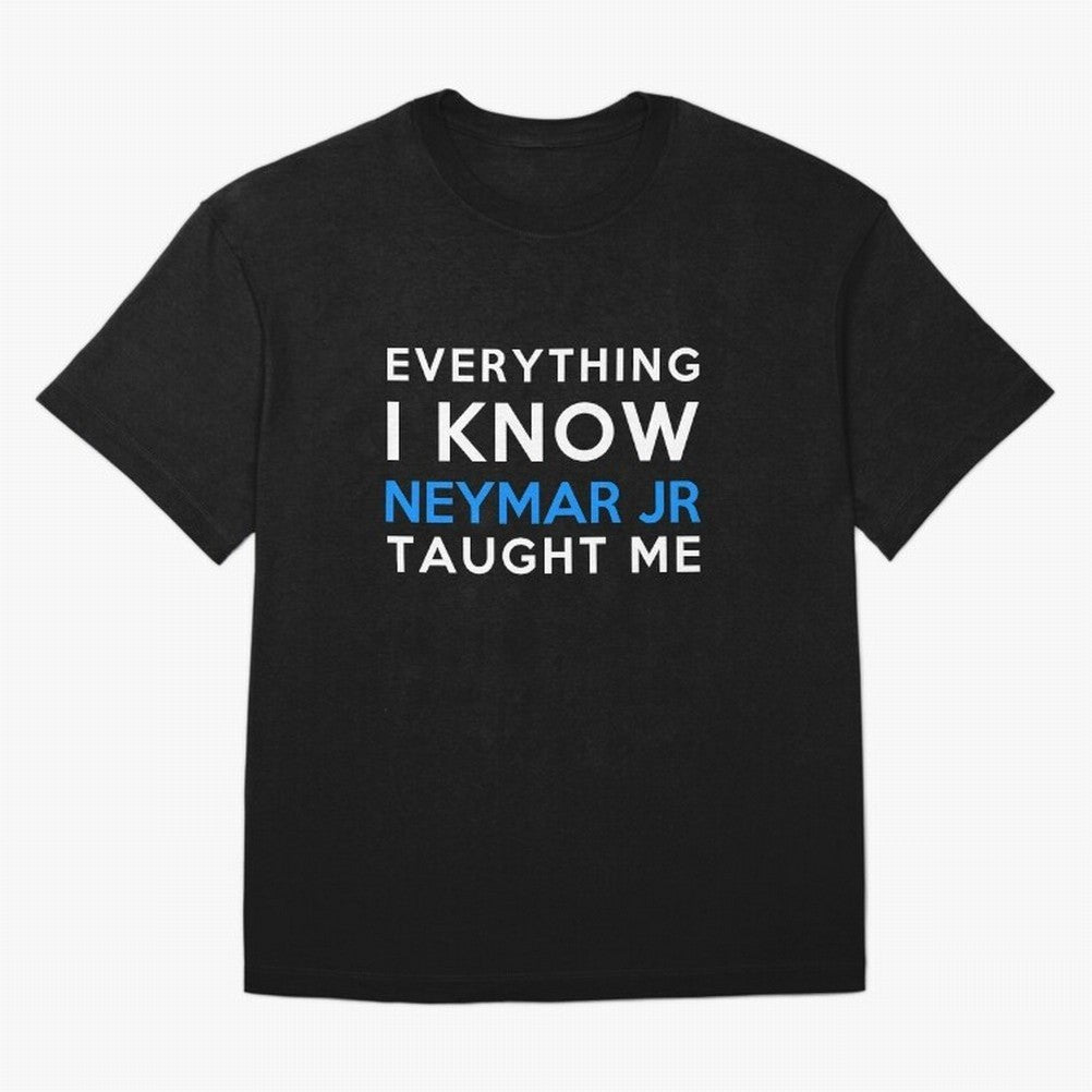 Everything i know - Neymar Jr Oversized T-Shirt Show Your Stadium Side during Match Day Hype around FIFA World Cup 2026, Messi, CR7 and Mbappe, Argentina and Brazil, Goal Celebration Energy, Supporter Heritage, Football Icons and Worldwide