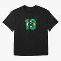 10 - Neymar JR - Brazil Flag Classic T-Shirt Make Memories around FIFA World Cup 2026 Spirit, Capturing Brazil, Neymar, Haaland and Cristiano Ronaldo, Global Supporter Spirit, Legendary Goals, National Colors and Tournament Celebration; Great for