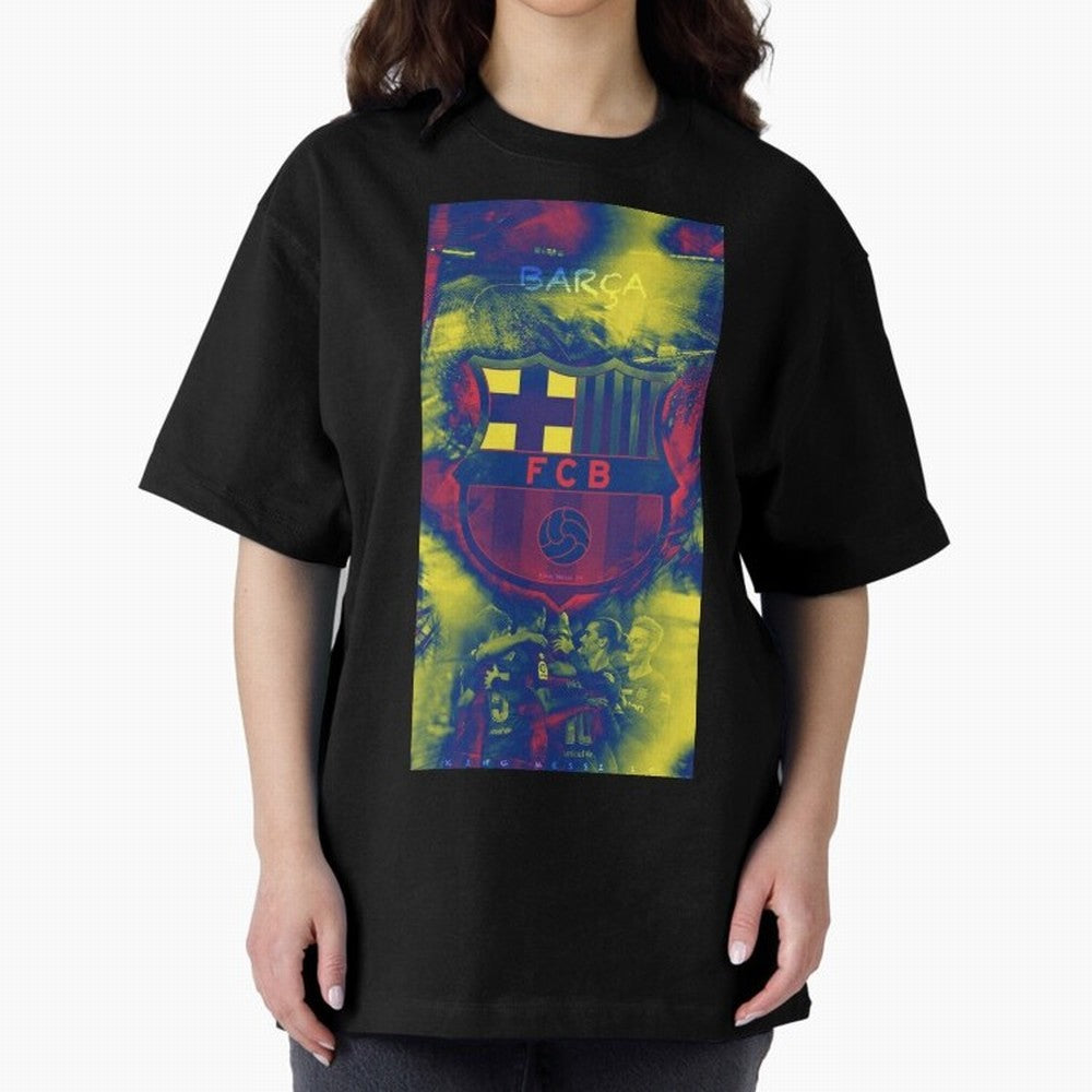 barcelona Oversized T-Shirt Feel the Heartbeat of Match Day Hype around FIFA World Cup 2026 Group Stage, Haaland, France, Tournament Hype, Historic Matchups, Family Viewing Parties and Global Sports Pride; Made for Collectors Who Enjoy Iconic