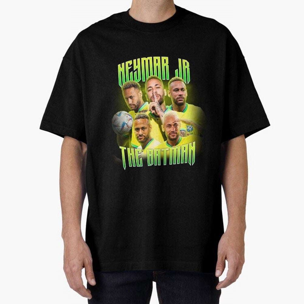 Neymar Jr Vintage Style Tee, Bootleg Tee, Bootleg T Shirt, Rap Tee Classic T-Shirt Show Support during FIFA World Cup 2026 USA Canada Mexico for Fans of Messi and Cristiano Ronaldo and Argentina, Bringing Soccer Culture, Superstar Moments, National
