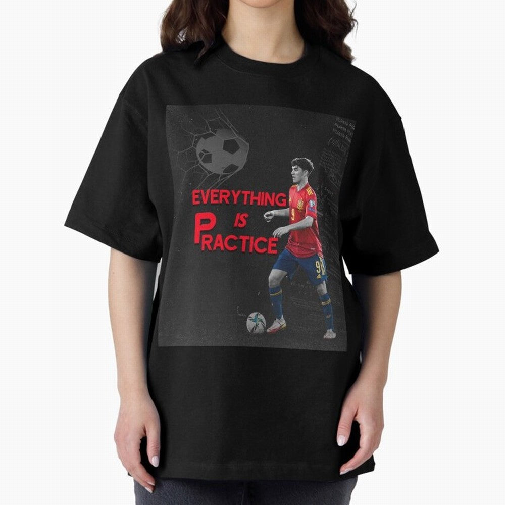 Pablo Gavi Oversized T-Shirt Turn Football Passion into Match Day Hype around FIFA World Cup 2026 Group Stage, Haaland, Spain and Netherlands, Stadium Chants, National Pride, Trophy Dreams and Unforgettable Football Memories; Great for Supporters