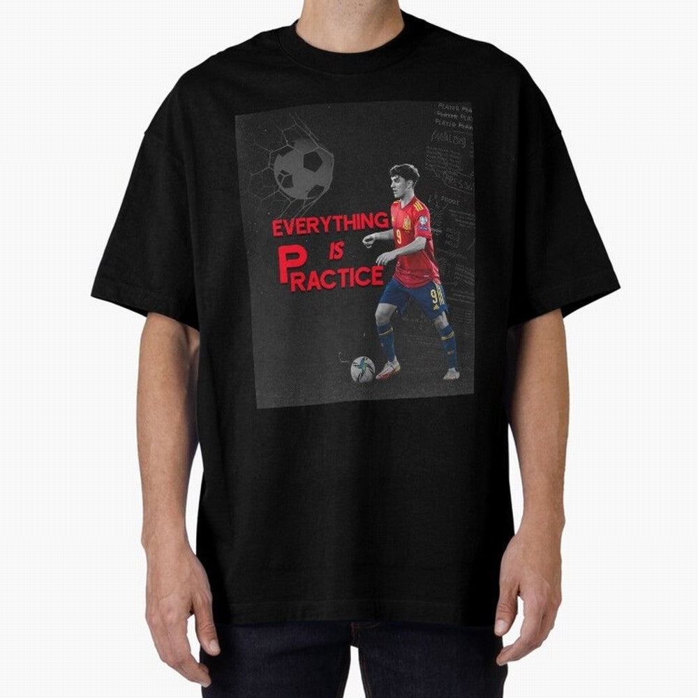 Pablo Gavi Oversized T-Shirt Turn Football Passion into Match Day Hype around FIFA World Cup 2026 Group Stage, Haaland, Spain and Netherlands, Stadium Chants, National Pride, Trophy Dreams and Unforgettable Football Memories; Great for Supporters