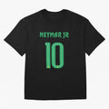 Brazil Neymar Jr 10 Shirt 2022-2023 Custom print Classic T-Shirt Celebrate Soccer Greatness during Global Football Passion for FIFA World Cup 2026, Filled with Messi, England and Germany, Stadium Chants, National Pride, Trophy Dreams and