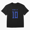 Neymar Jr Brazil White Jersey 2023 Oversized T-Shirt Bring Legendary Rivalry Energy to FIFA World Cup 2026 Group Stage Spirit, Connected to Portugal, Messi and Cristiano Ronaldo, Match Day Excitement, Supporter Culture, Golden Goals and Global