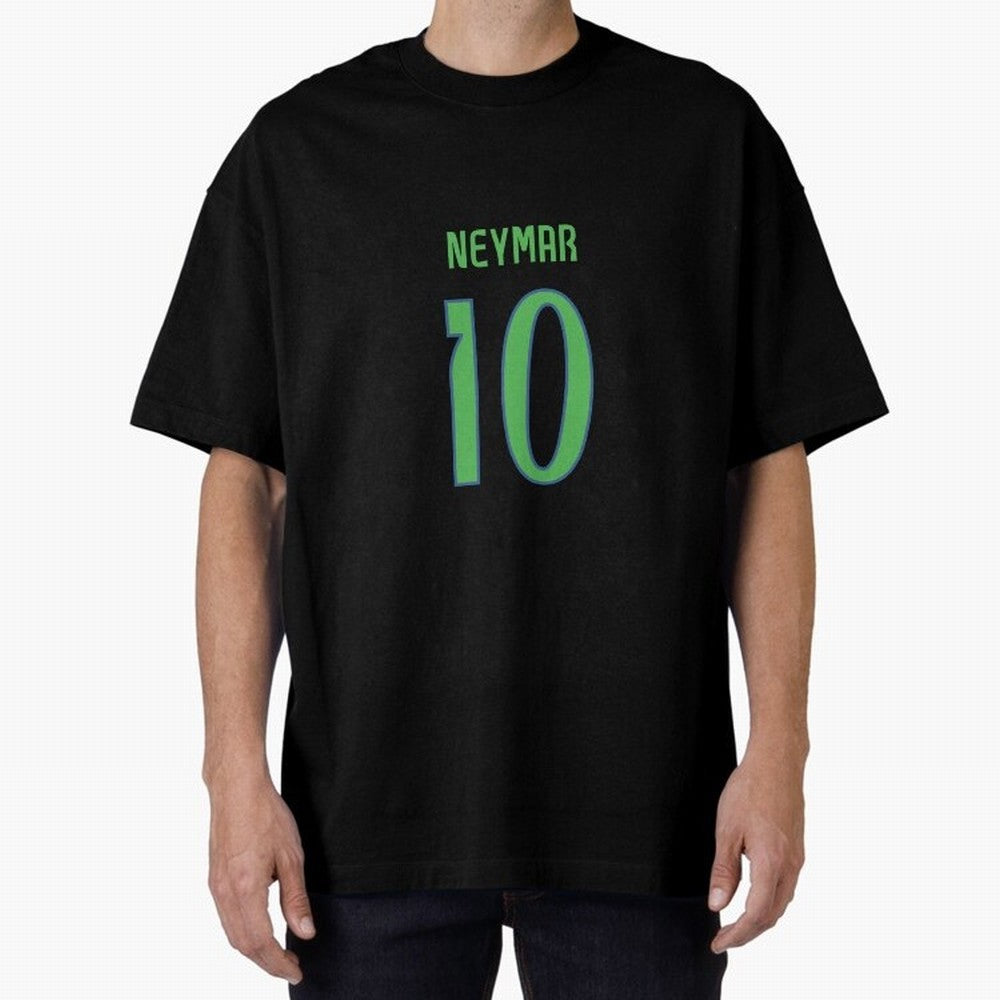 Neymar Jr Brazil Home Jersey 2024 Classic T-Shirt Mark FIFA World Cup 2026 for Fans of Messi, Neymar and Mbappe and Spain and Netherlands, Bringing Global Supporter Spirit, Legendary Goals, National Colors and Tournament Celebration; Perfect for