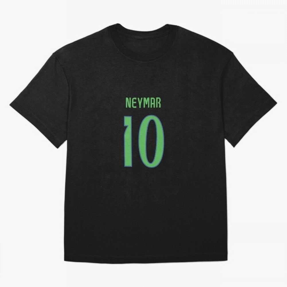 Neymar Jr Brazil Home Jersey 2024 Classic T-Shirt Mark FIFA World Cup 2026 for Fans of Messi, Neymar and Mbappe and Spain and Netherlands, Bringing Global Supporter Spirit, Legendary Goals, National Colors and Tournament Celebration; Perfect for