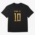 Copy of Neymar Jr Brazil Jersey 2023 Oversized T-Shirt Show Support during FIFA World Cup 2026 USA Canada Mexico Spirit, Driven by Brazil, Messi and Cristiano Ronaldo, Championship Spirit, Famous Goals, Roaring Crowds and International Football