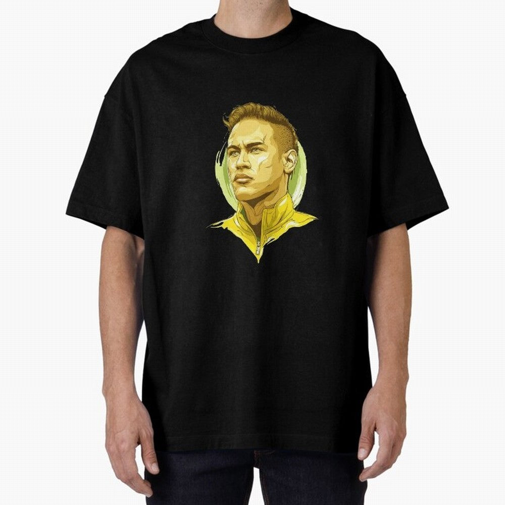 Neymar Junior Sticker Premium T-Shirt Capture Stadium Memories from FIFA World Cup 2026 USA Canada Mexico Spirit, with Portugal, Spain and Germany, CR7 and Messi, Sports Nostalgia, International Competition, Famous Players and Unforgettable