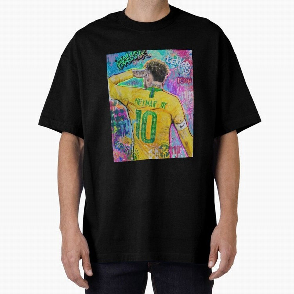 Neymar Jr Premium T-Shirt Keep the Match Day Mood of FIFA World Cup 2026 USA Canada Mexico Spirit, Celebrating Portugal, Spain and Germany, Haaland and Mbappe, Football Festival Excitement, Trophy Ambitions, Country Rivalries and Star Player Buzz;