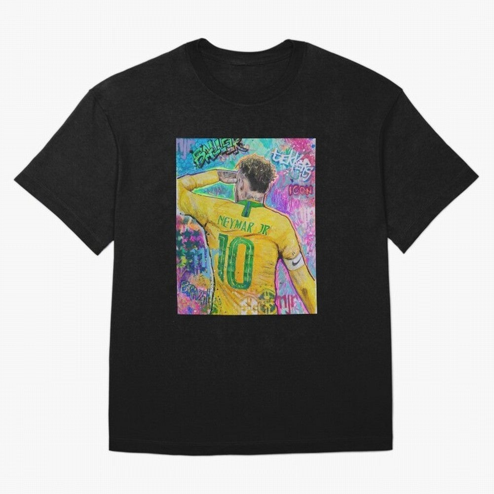 Neymar Jr Premium T-Shirt Keep the Match Day Mood of FIFA World Cup 2026 USA Canada Mexico Spirit, Celebrating Portugal, Spain and Germany, Haaland and Mbappe, Football Festival Excitement, Trophy Ambitions, Country Rivalries and Star Player Buzz;