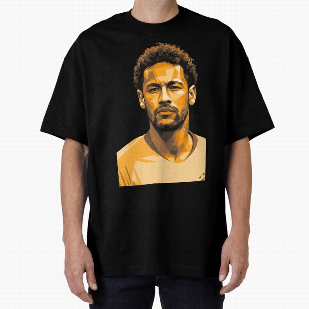 Neymar Oversized T-Shirt Celebrate Global Football Passion for FIFA World Cup 2026 USA Canada Mexico, Centered on CR7, Brazil, Portugal and Argentina, Game Day Rituals, Football Legends, Country Pride and the Road to the Final; Ideal for Fans Who