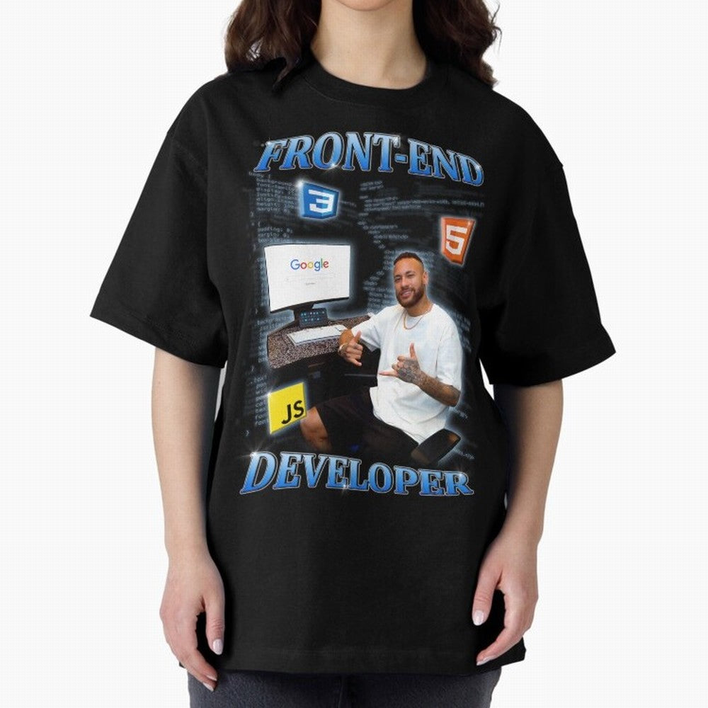 Front-end Developer Neymar - English Classic T-Shirt Upgrade Match Day Hype around FIFA World Cup 2026 USA Canada Mexico, Messi, CR7 and Mbappe, Spain, Stadium Memories, Football Loyalty, International Chants and Championship Tradition; Made for