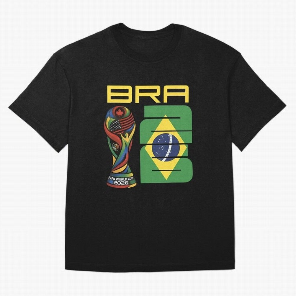 Brazil Soccer World Cup 2026 Fan Art - Selecao 2026 Essential T-Shirt Bring Supporter Culture to FIFA World Cup 2026 Group Stage Spirit, Built around France and Portugal, Mbappe and Neymar, Worldwide Fan Energy, Dramatic Goals, Stadium Lights and