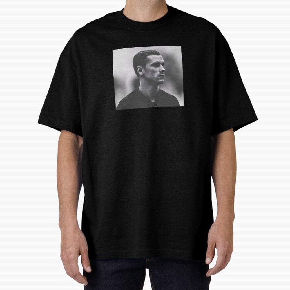 Antoine Griezmann Oversized T-Shirt Back the Journey through Match Day Hype around FIFA World Cup 2026, Messi, Neymar and Mbappe, France and Portugal, Football Passion, Legendary Performances, Festival Vibes and Supporter Community; Perfect for