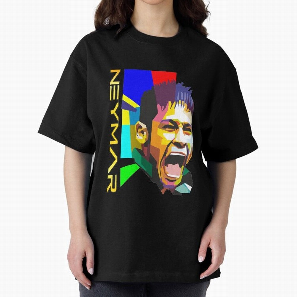 Neymar Painting Tshirt Essential T-Shirt Celebrate Classic Football Spirit in Global Football Passion for FIFA World Cup 2026 Group Stage, Capturing Messi, CR7 and Mbappe, England, Football History, Final Match Energy, Crowd Noise and Once in a