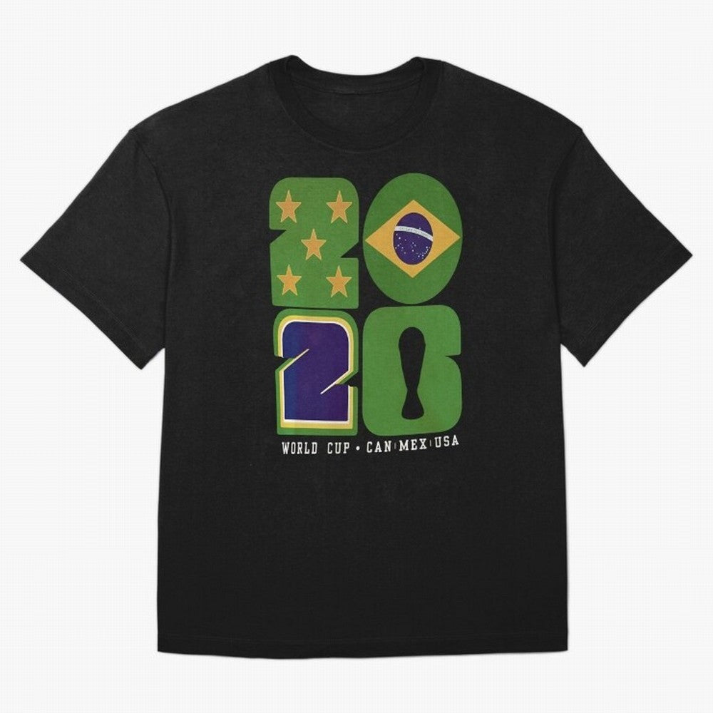 Brazil Football World Cup 2026 - Can Mex Usa Typography Essential T-Shirt Make Game Day About Global Football Passion for FIFA World Cup 2026, Filled with CR7, Argentina and Brazil, Football History, Final Match Energy, Crowd Noise and Once in a