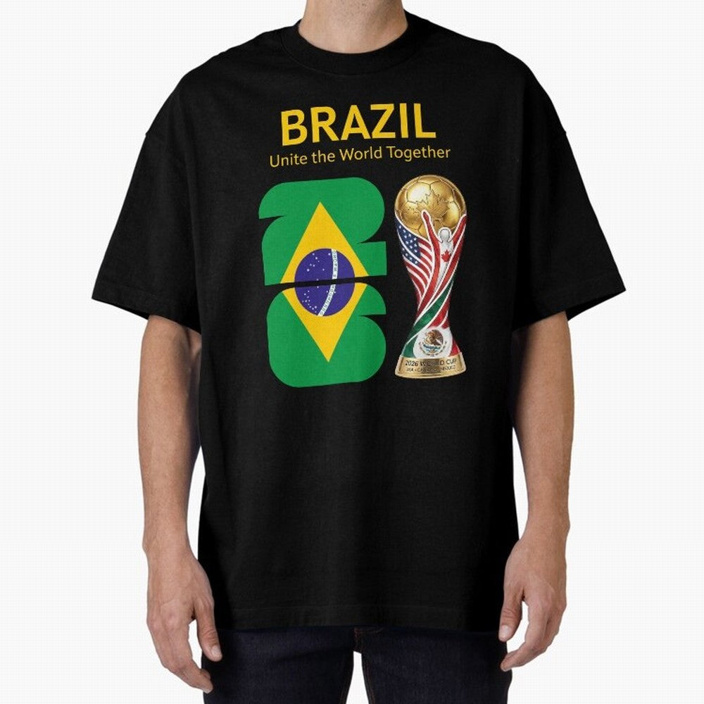World Cup 2026, IMG 017, BRAZIL 001 Classic T-Shirt Cheer through Every Moment of FIFA World Cup 2026 Spirit, Made for England, France and Netherlands, CR7 and Messi, Football Festival Excitement, Trophy Ambitions, Country Rivalries and Star Player