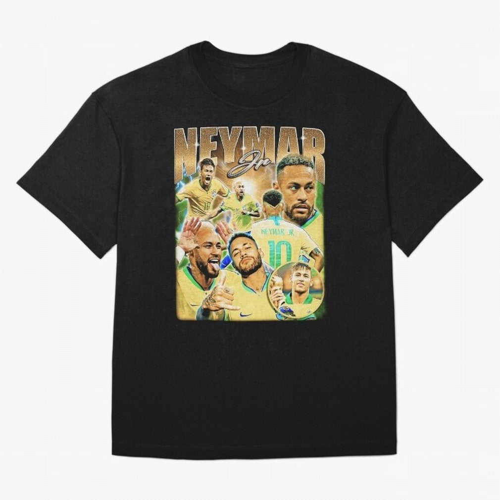 The Best Neymar 10 Vintage 90s Vintage Bootleg Style Oversized T-Shirt Join the Countdown to Match Day Hype around FIFA World Cup 2026, CR7, Spain, Supporter Pride, Iconic Celebrations, Legendary Names and Global Match Day Energy; Perfect for Fans,