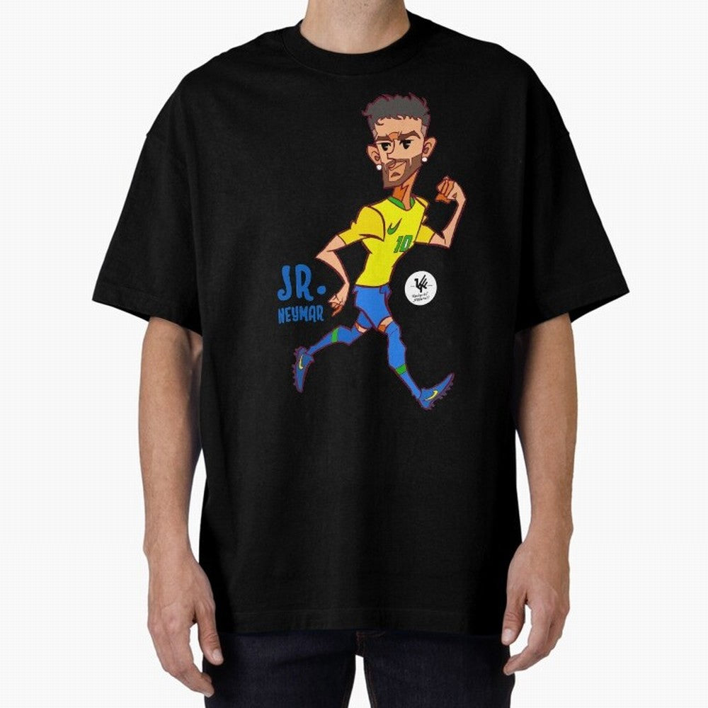 Neymar Oversized T-Shirt Cheer through Every Moment of FIFA World Cup 2026 Group Stage Filled with Mbappe, England and Germany Energy, Football Passion, Legendary Performances, Festival Vibes and Supporter Community; Ideal for Football Dads,