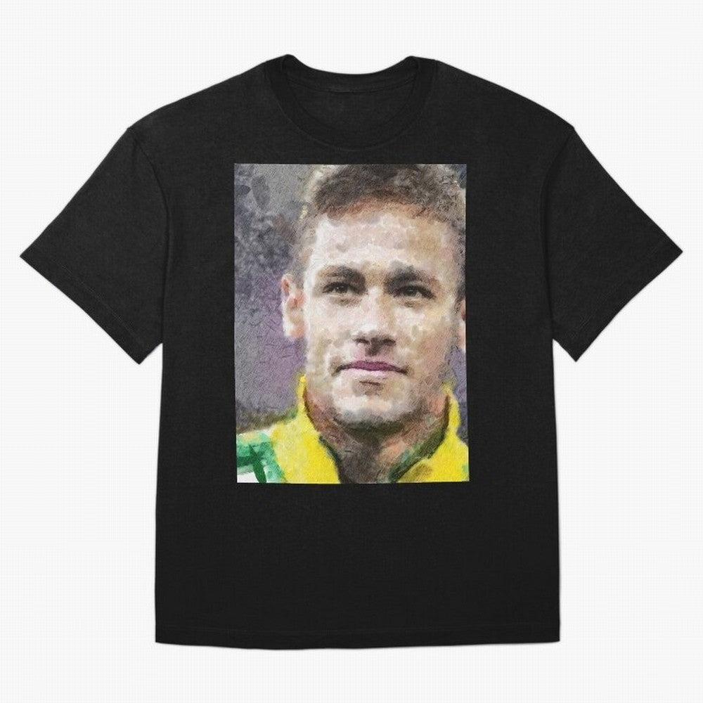 Neymar Oversized T-Shirt Represent Football Lovers during FIFA World Cup 2026 for Fans of Mbappe and Neymar and France and Portugal, Bringing Soccer Culture, Superstar Moments, National Team Dreams and Competitive Fire; Made for Die Hard