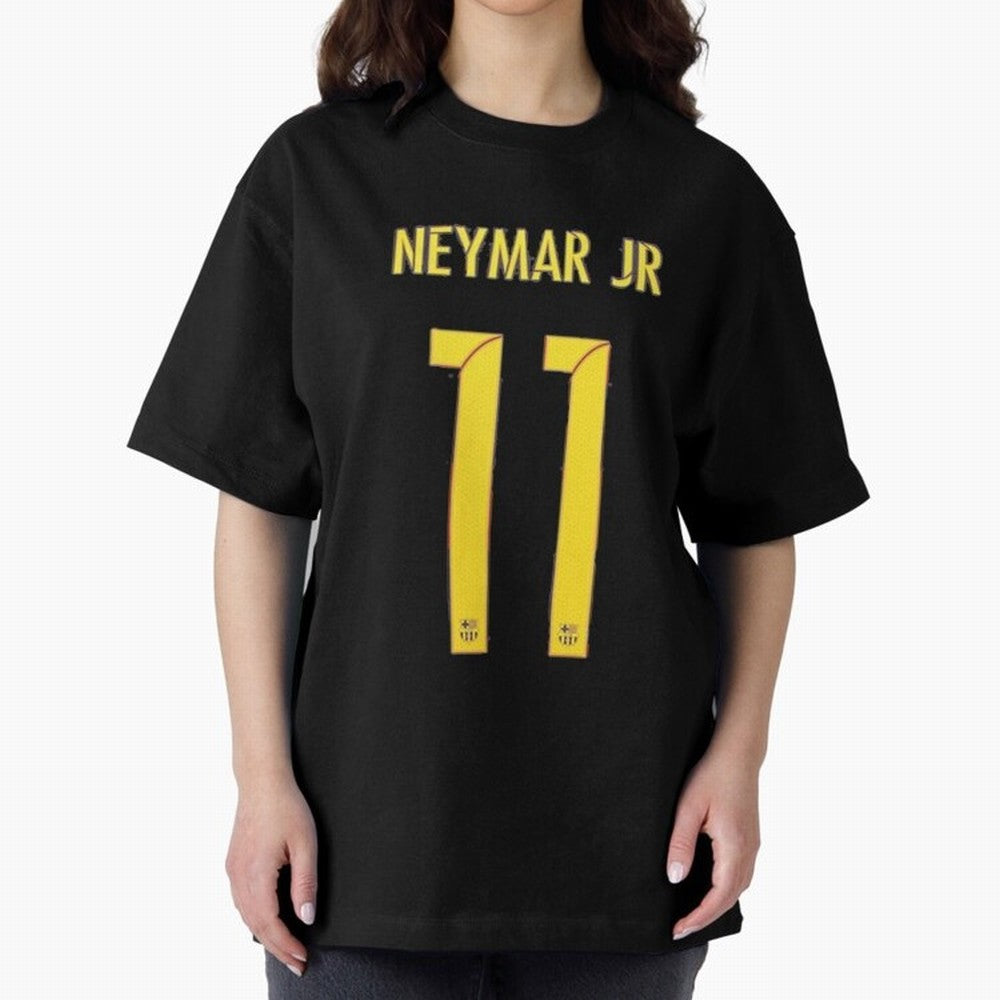NEYMAR Oversized T-Shirt Carry Global Football Passion for FIFA World Cup 2026, Featuring Messi, CR7 and Mbappe, France, Sports Nostalgia, International Competition, Famous Players and Unforgettable Victories; Made for Collectors Who Enjoy Iconic