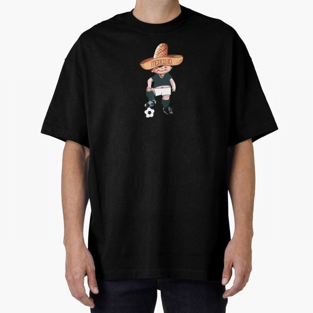 Classic Soccer Retro Mexico 1970 Oversized T-Shirt Bring Match Day Fire to FIFA World Cup 2026 Group Stage Spirit, Made for Spain, Haaland, Football Passion, Legendary Performances, Festival Vibes and Supporter Community; Ideal for Passionate Fans