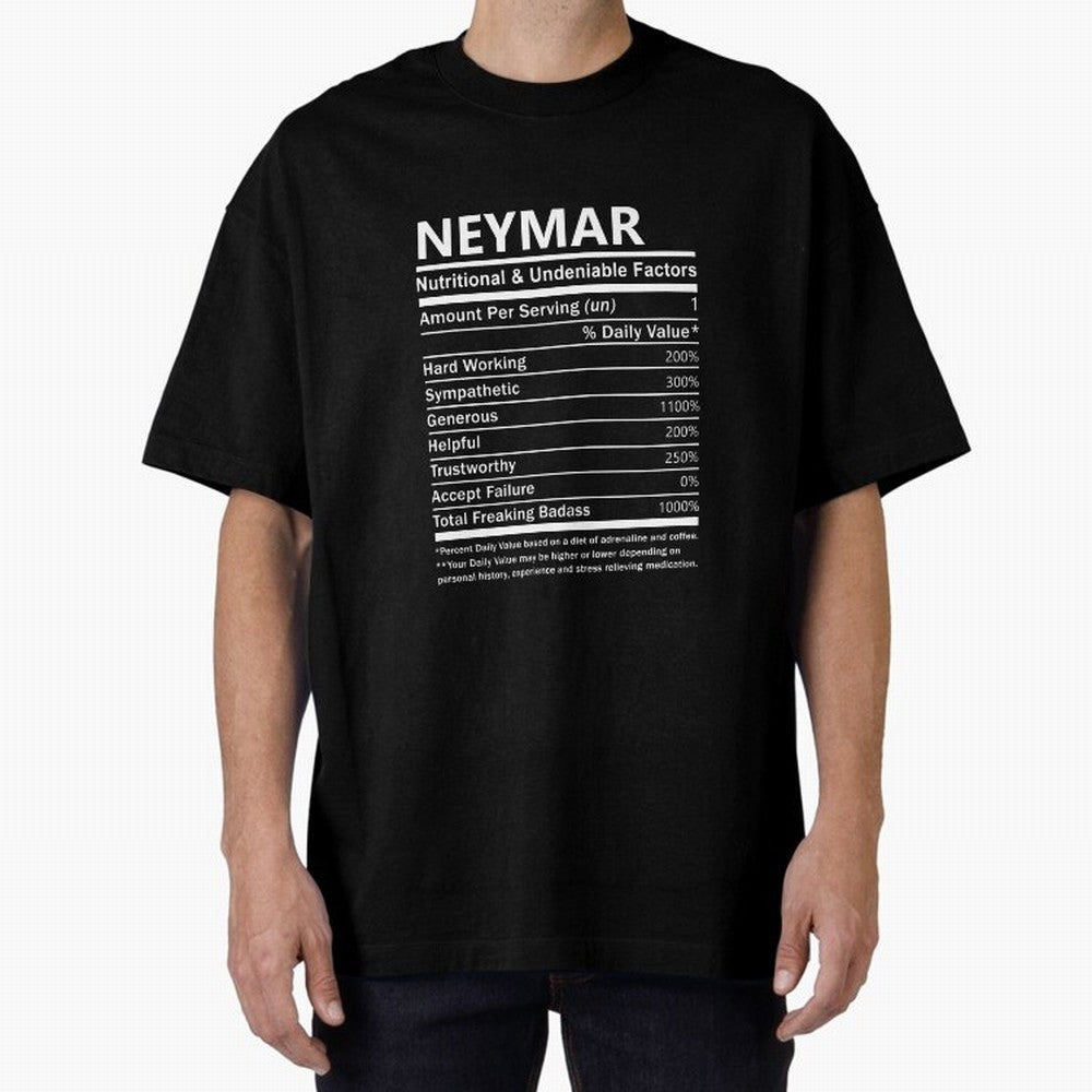 Neymar Name T Shirt - Neymar Nutritional And Undeniable Factors Gift Item Tee Essential T-Shirt Mark FIFA World Cup 2026 Group Stage for Fans of Neymar, Haaland and Cristiano Ronaldo and Brazil, Bringing Football Festival Excitement, Trophy