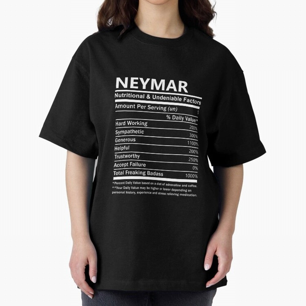Neymar Name T Shirt - Neymar Nutritional And Undeniable Factors Gift Item Tee Essential T-Shirt Mark FIFA World Cup 2026 Group Stage for Fans of Neymar, Haaland and Cristiano Ronaldo and Brazil, Bringing Football Festival Excitement, Trophy
