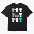 History in Shirts - Santos Classic T-Shirt Show Love for Legendary Goals in Global Football Passion for FIFA World Cup 2026 USA Canada Mexico, Centered on CR7, France, Vintage Soccer Flavor, Modern Football Stars, National Flags and Final Night
