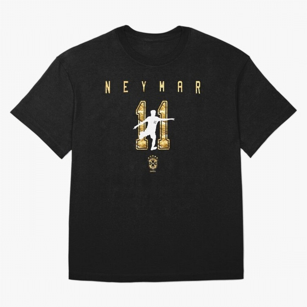 Neymar Gold Design Classic T-Shirt Feel the Heartbeat of the FIFA World Cup 2026 Group Stage Journey through Cristiano Ronaldo Highlights, Argentina and Brazil Pride, Game Day Rituals, Football Legends, Country Pride and the Road to the Final;