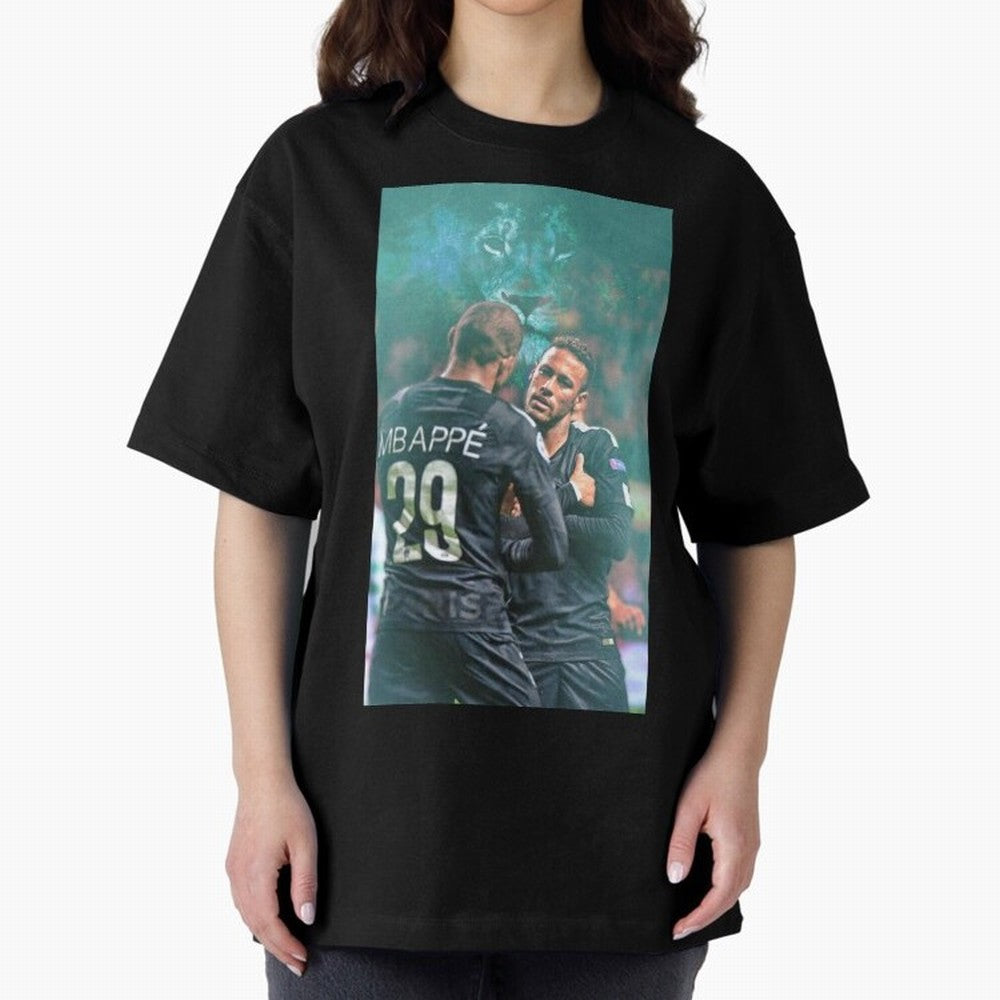 Art Neymar Wallpaper Oversized T-Shirt Carry the Colors and Pride of Match Day Hype around FIFA World Cup 2026 USA Canada Mexico, Messi, Neymar and Mbappe, Portugal, Championship Spirit, Famous Goals, Roaring Crowds and International Football