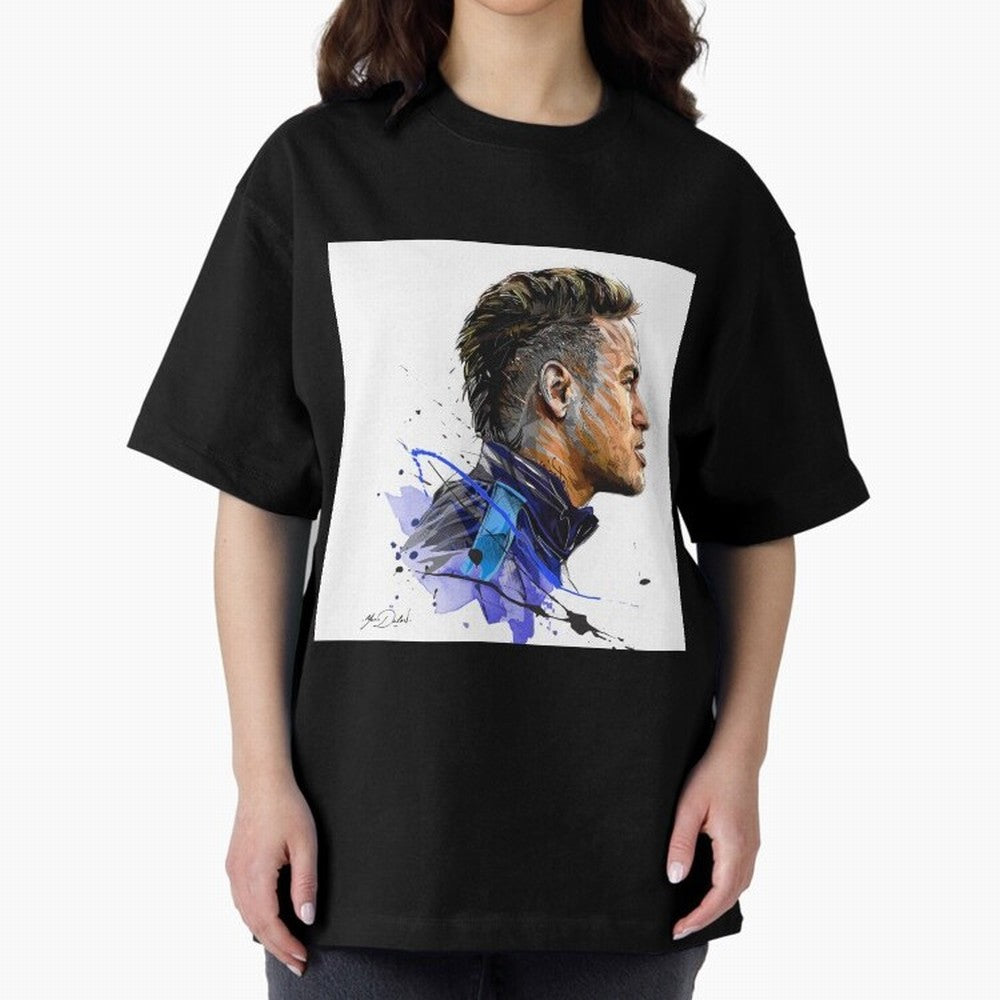 Neymar Design Oversized T-Shirt Show Passion for the Stars of Global Football Passion for FIFA World Cup 2026 Group Stage, Connected to Neymar, England, France and Netherlands, Soccer Culture, Superstar Moments, National Team Dreams and Competitive